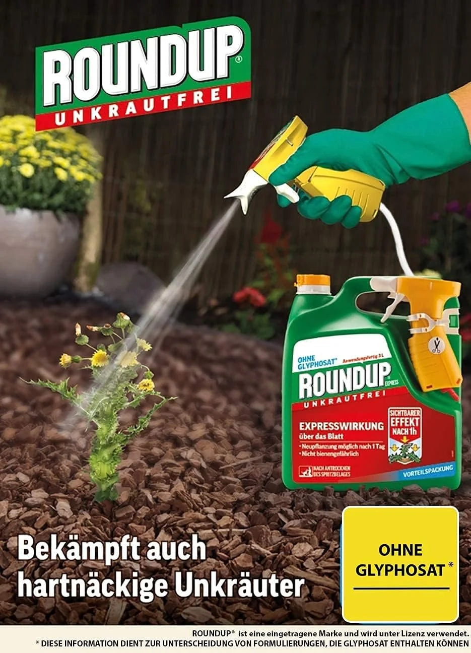 Désherbant ROUNDUP EXPRESS en flacon pulvérisateur de 3L