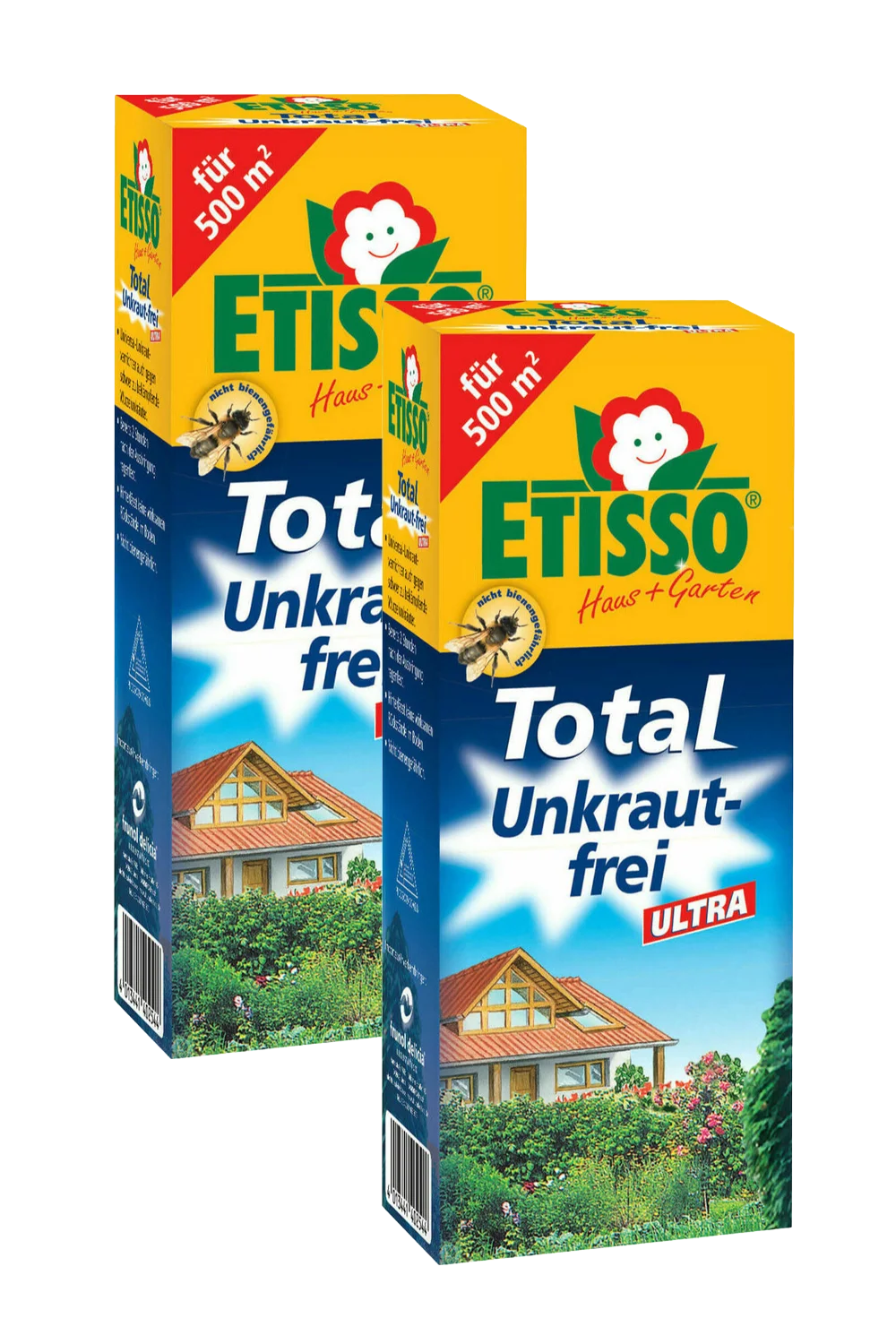 Frunol Etisso ULTRA 360° (successeur du Roundup Universal) – Éradication Totale des Mauvaises Herbes 2 x 250 ml